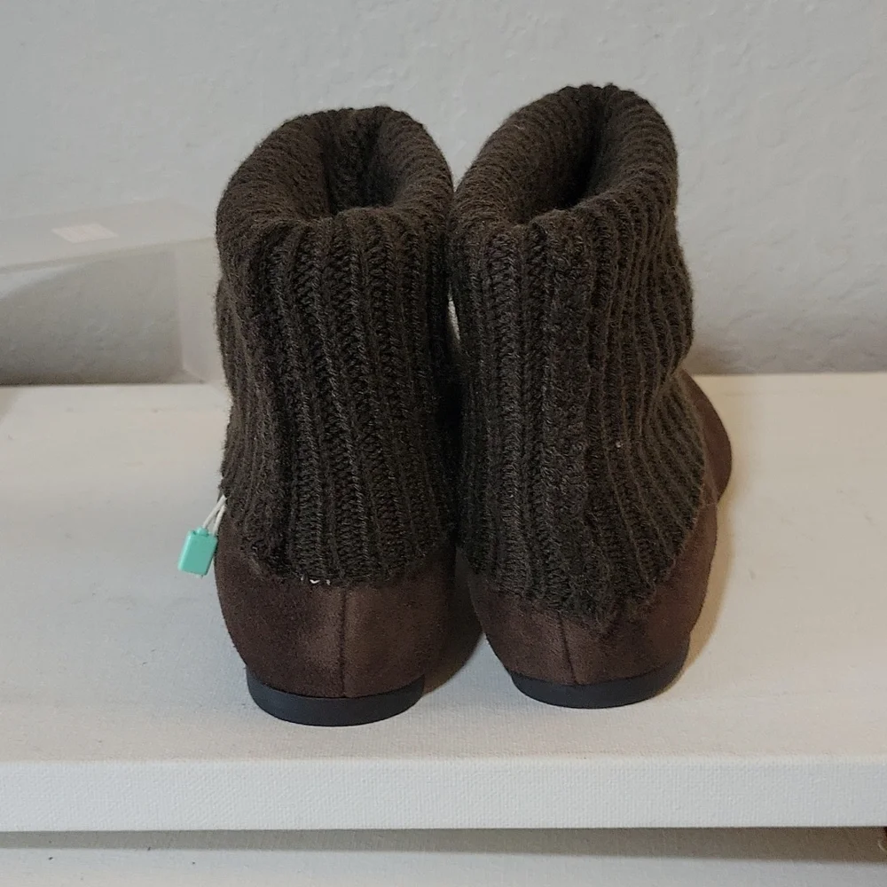 APEPAZZA Suede Ankle Sock Boot 35